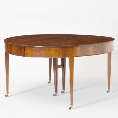 Lot 579 - Louis XVI Style Mahogany Extension Dining Table