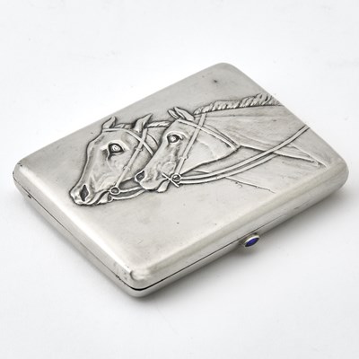 Lot 222 - Russian Silver Cigarette Case