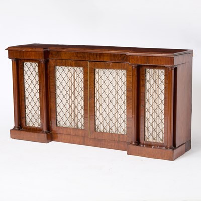 Lot 516 - Regency Rosewood Side Cabinet