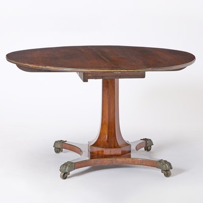 Lot 517 - Regency Brass-Mounted Mahogany Center Table