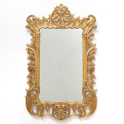 Lot 541 - George II Style Giltwood Mirror