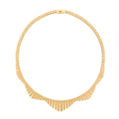 Lot 95 - Gold Fringe Necklace