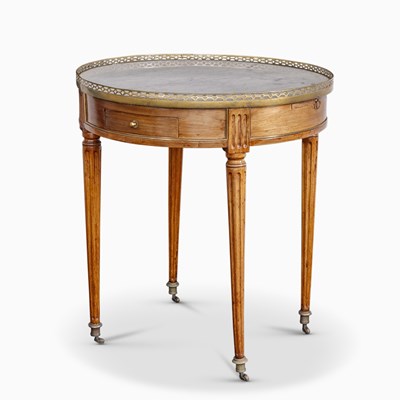 Lot 1052 - Directoire Mahogany and Gilt-Bronze Bouillotte Table