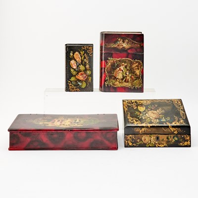 Lot 535 - Four Victorian Boxes