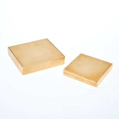 Lot 199 - Tiffany & Co. Two Gold Compacts