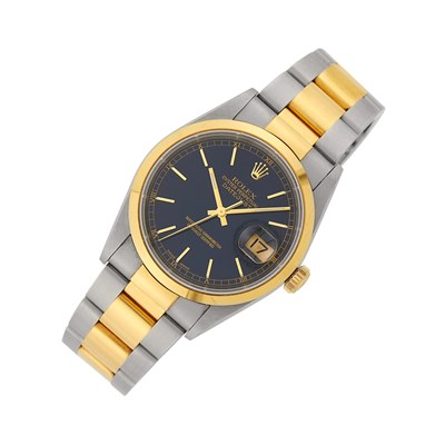 Lot 1055 - Rolex Stainless Steel and Gold 'Datejust' Wristwatch, Ref. 16203