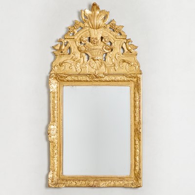 Lot 224 - Régence Giltwood Mirror