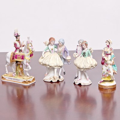 Lot 215 - Group of Four Porcelain Figures