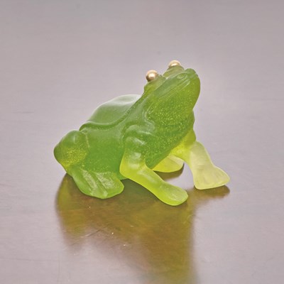 Lot 211 - Daum Pâte de Verre Frog
