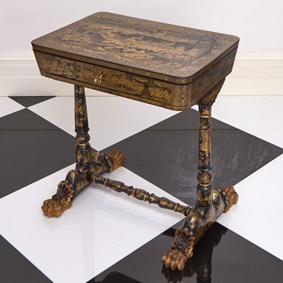 Lot 140 - Chinese Export Lacquer Work Table