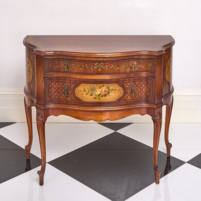 Lot 252 - Italian Rococo Style Painted Fruitwood Commode