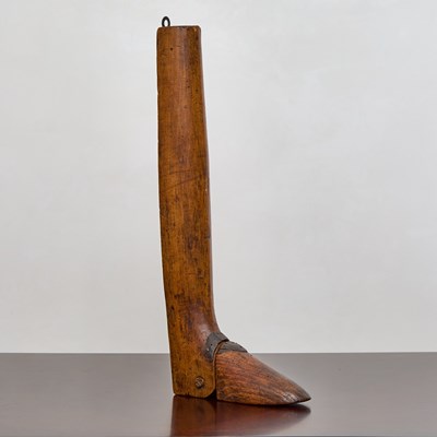 Lot 325 - Wood Boot Form