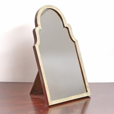 Lot 203 - Queen Anne Style Shagreen Veneered Table Mirror