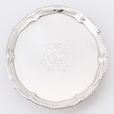 Lot 100 - George III Sterling Silver Salver