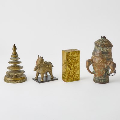 Lot 172 - Group of Indian and Himalayan Decorative Articles