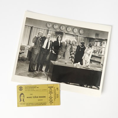 Lot 71 - Ticket to the Final Episode of the Mary Tyler Moore Show