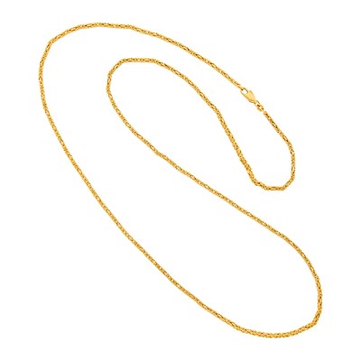 Lot 29 - Long Gold Chain Necklace