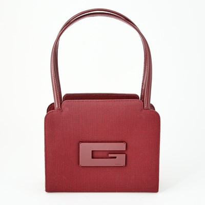 Lot 50 - Gucci Red Fabric and Leather Bag