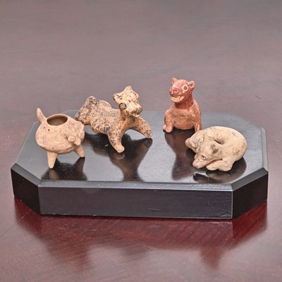 Lot 182 - Group of Four Pre Columbian Animal Effigies
