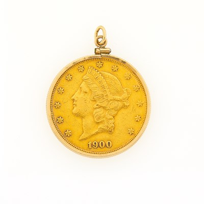 Lot 81 - Gold United States Gold Coin Pendant