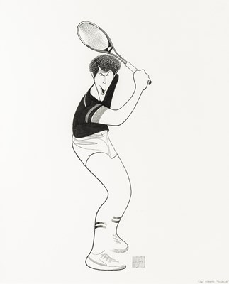 Lot 580 - Al Hirschfeld presents Tony Roberts in “Doubles”