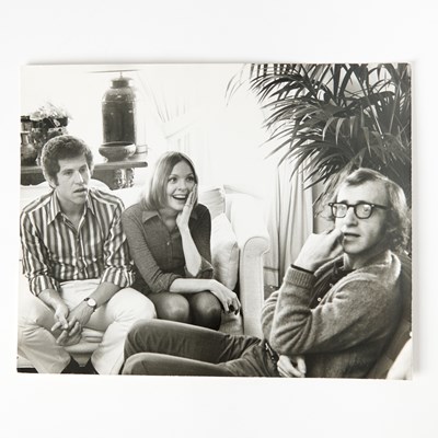 Lot 579 - Vintage photographs depicting Tony Roberts with Woody Allen and Diane Keaton