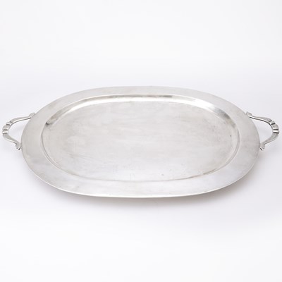 Lot 736 - Mexican Sterling Silver Two-Handled Tray