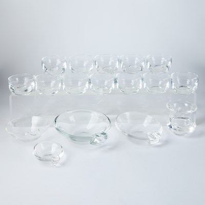 Lot 618 - Group of Steuben Blown Glass Tableware