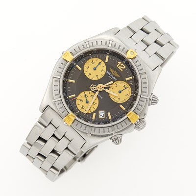 Lot 246 - Breitling Stainless Steel and Gold Chronomat Sirius Wristwatch