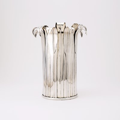 Lot 636 - Christian Dior Silver Plated Bottle Cooler
