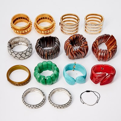 Lot 186 - Group of Costume Bracelets