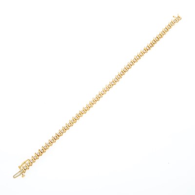 Lot 57 - Gold and Diamond Bracelet