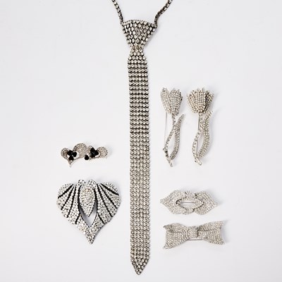 Lot 188 - Group of Rhinestone Costume Jewelry