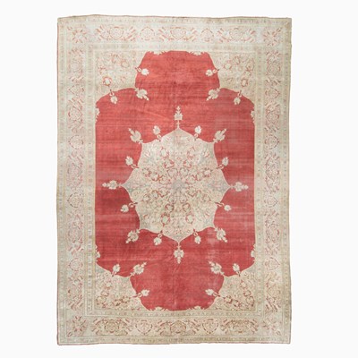 Lot 356 - Silk Tabriz Carpet