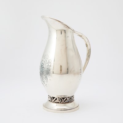 Lot 570 - Durham Silver Co. Sterling Silver Water Pitcher