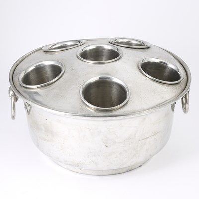 Lot 647 - American Pewter Multi Bottle Holder and Cooler