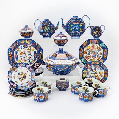 Lot 711 - Hermès Porcelain 'Marqueterie de Pierres d’Orient et d’Occident' Pattern Part Dinner Service