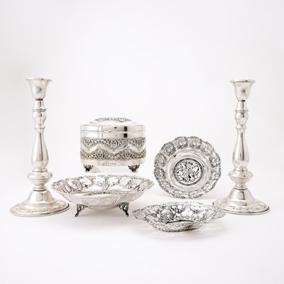 Lot 713 - Group of Silver Table Articles