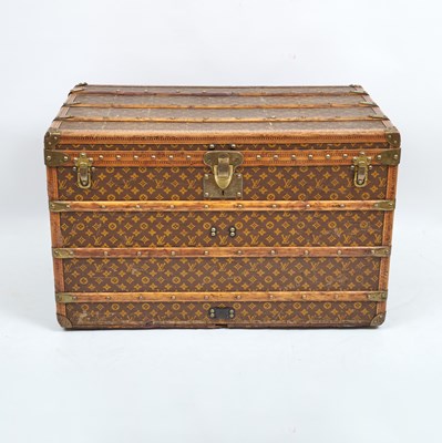 Lot 378 - Louis Vuitton Monogram Canvas Steamer Trunk