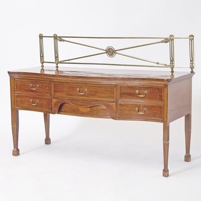 Lot 469 - George III Satinwood Banded Mahogany Sideboard