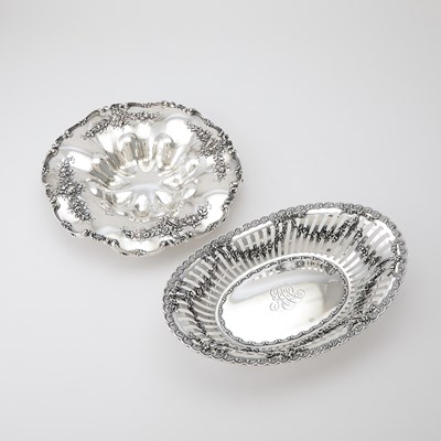 Lot 718 - Two American Sterling Silver Table Articles
