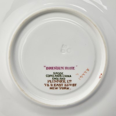 Lot 91 - Extensive Spode Porcelain "Dresden Rose" Dinner Service