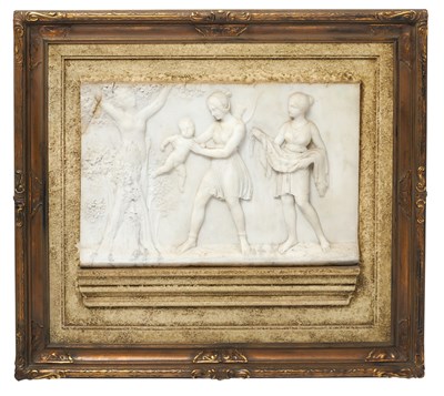Lot 258 - Italian Grand Tour Marble Relief