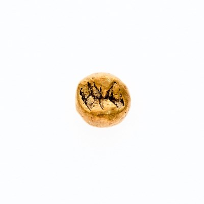 Lot 1 - Ionia c. 650-600 B.C.E. Miletus Electrum Hemiobol (0.30g, 4mm).