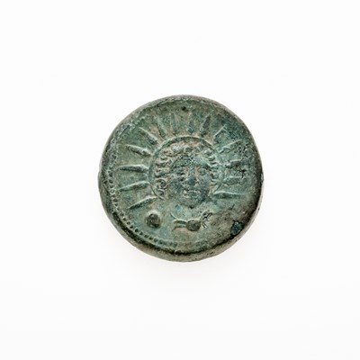 Lot 5 - Anonymous Issue. c. 217-215 B.C.E. AE Uncia (12.66g, 30mm).