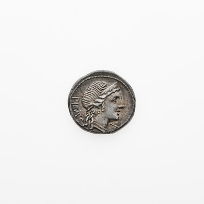 Lot 9 - M. Herennius. c. 108-107 B.C.E. AR Denarius (3.72g, 18mm).
