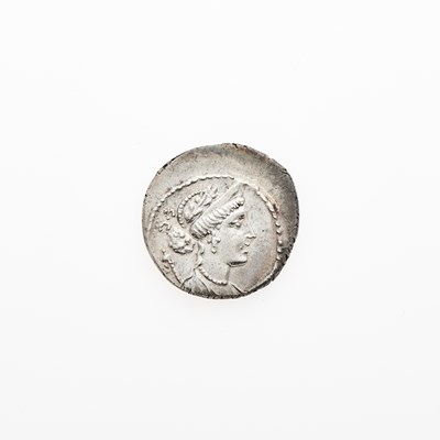 Lot 34 - Faustus Cornelius Sulla. c. 56 B.C.E. AR Denarius (3.84g, 20mm).