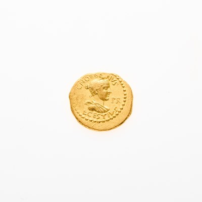 Lot 59 - L. Cestius and C. Norbanus, c. 43 B.C.E. AV Aureus (8.08g, 20mm).