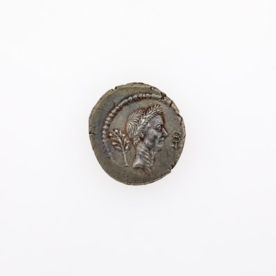 Lot 66 - Julius Caesar and L. Livineius Regulus (Moneyer). c. 42 B.C.E. AR Denarius (3.97g, 19mm).
