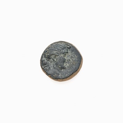 Lot 74 - Fulvia. c. 41 B.C.E. AE 18 (6.79g, 18mm).